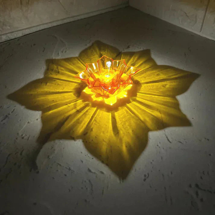 3D Reusable Reflective Shadow Colourful Diya