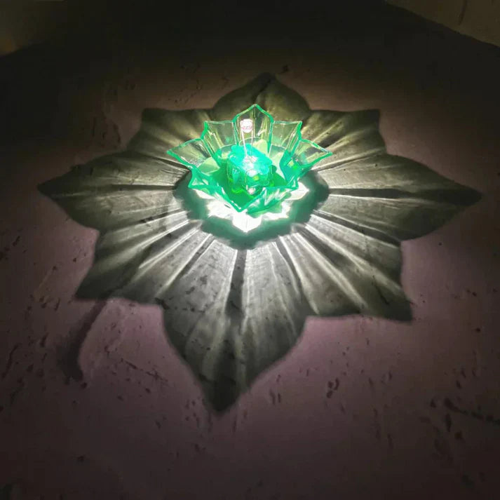 3D Reusable Reflective Shadow Colourful Diya