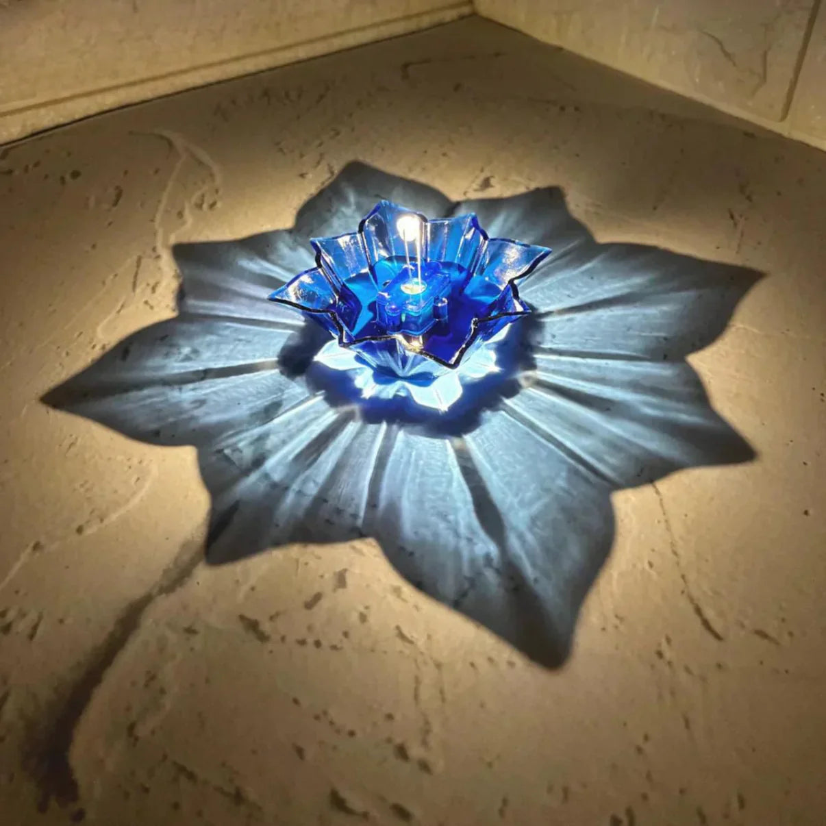 3D Reusable Reflective Shadow Colourful Diya