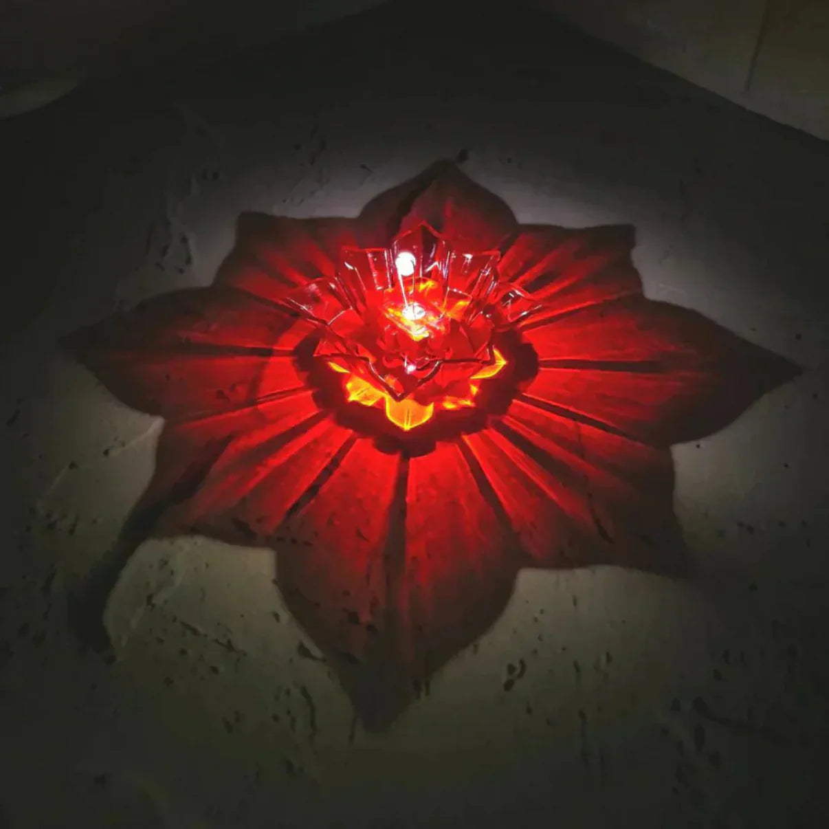 3D Reusable Reflective Shadow Colourful Diya